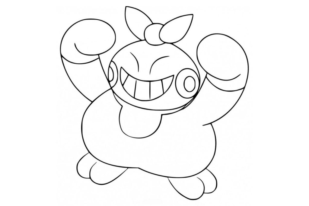 coloriage pokemon makuhita