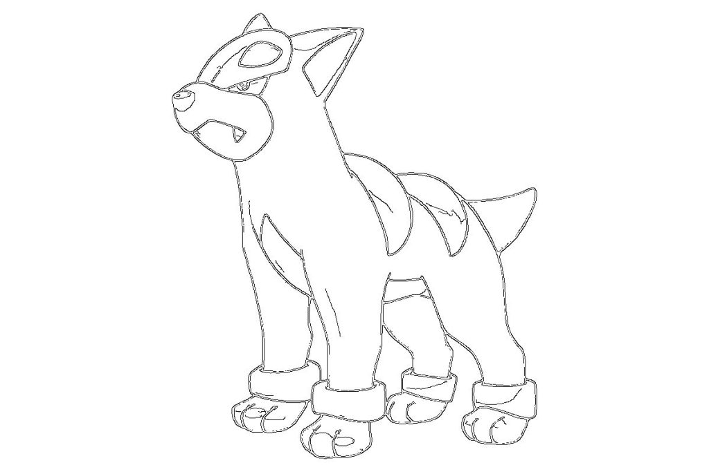 coloriage pokemon malosse