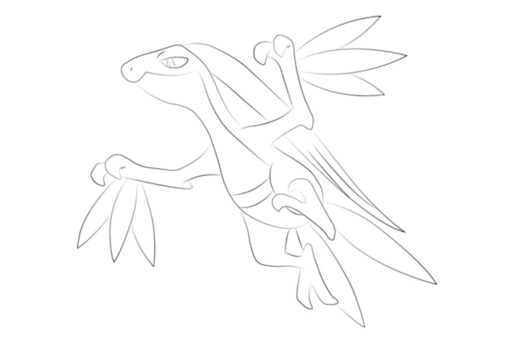 coloriage pokemon massko