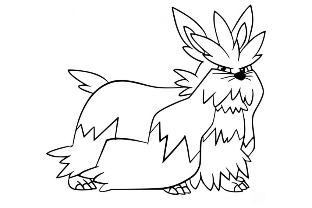 coloriage pokemon mastouffe