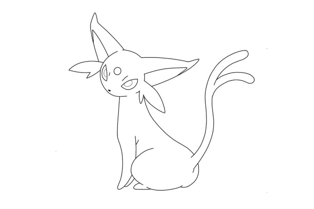 coloriage pokemon mentali