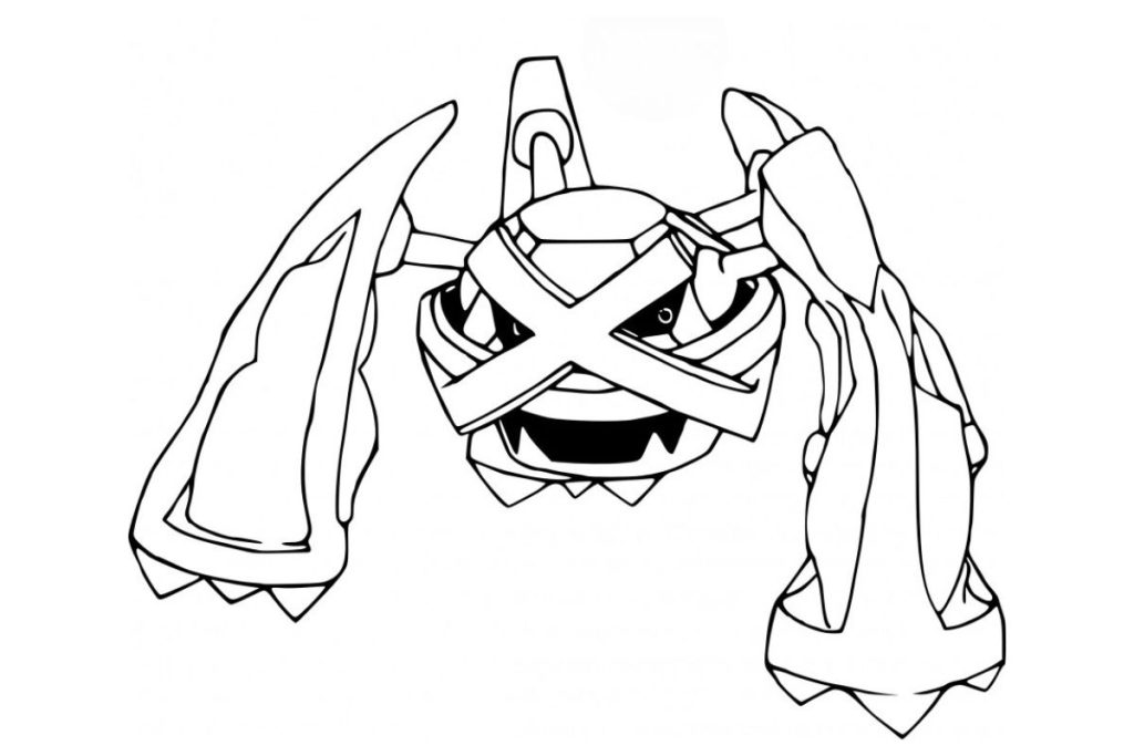 coloriage pokemon metalosse