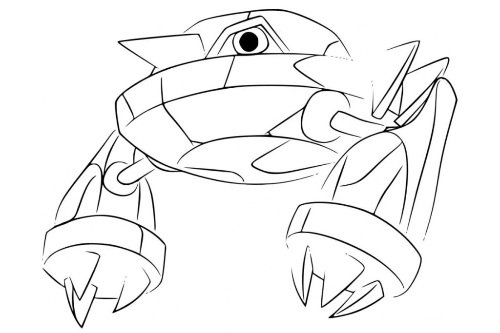 coloriage pokemon metang