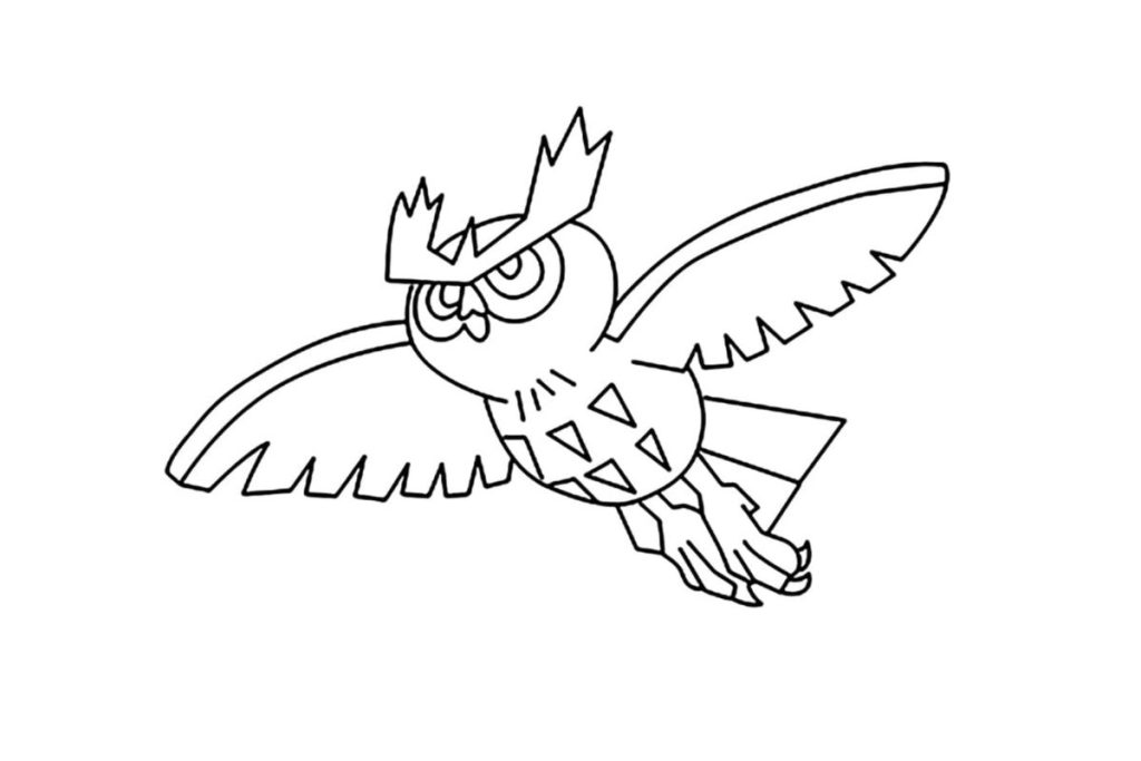 coloriage pokemon noarfang