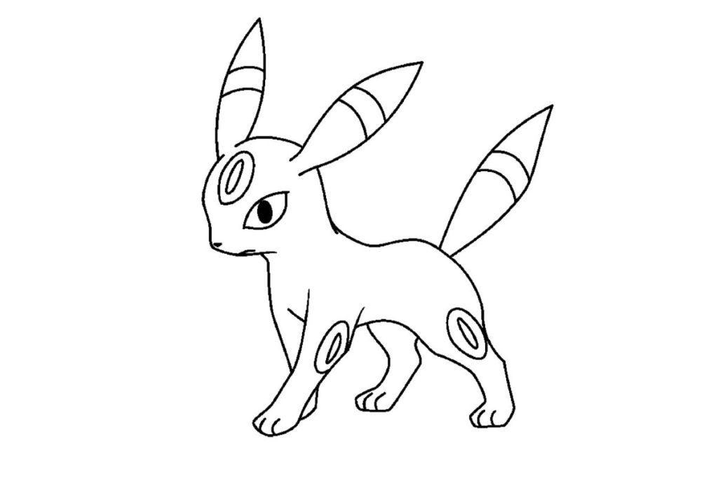 coloriage pokemon noctali