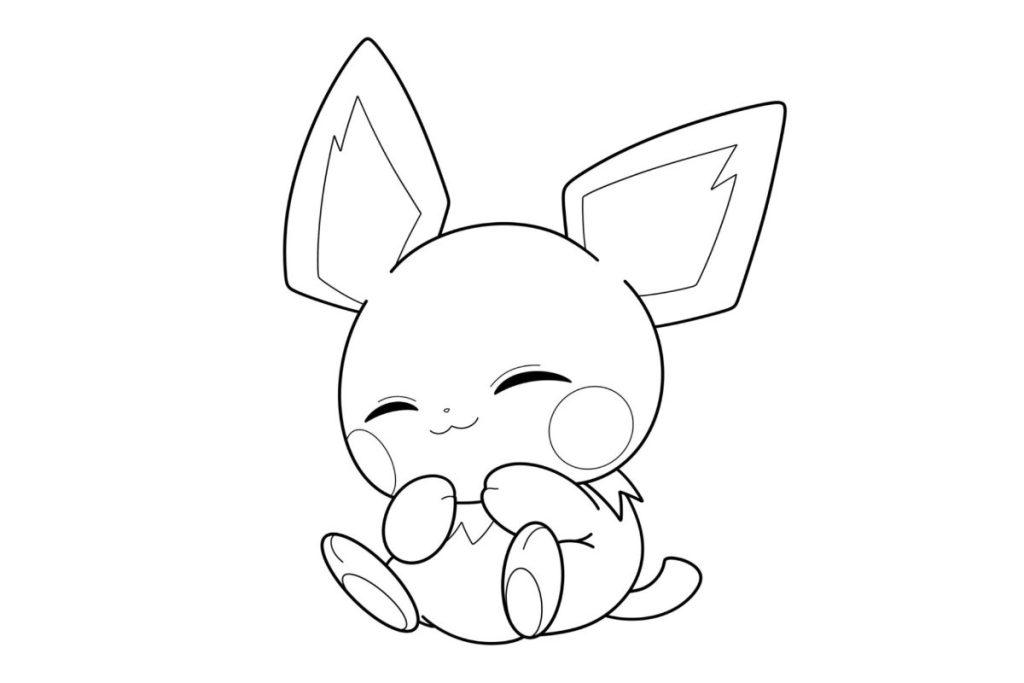 coloriage pokemon pichu