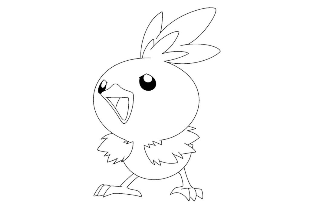 coloriage pokemon poussifeu