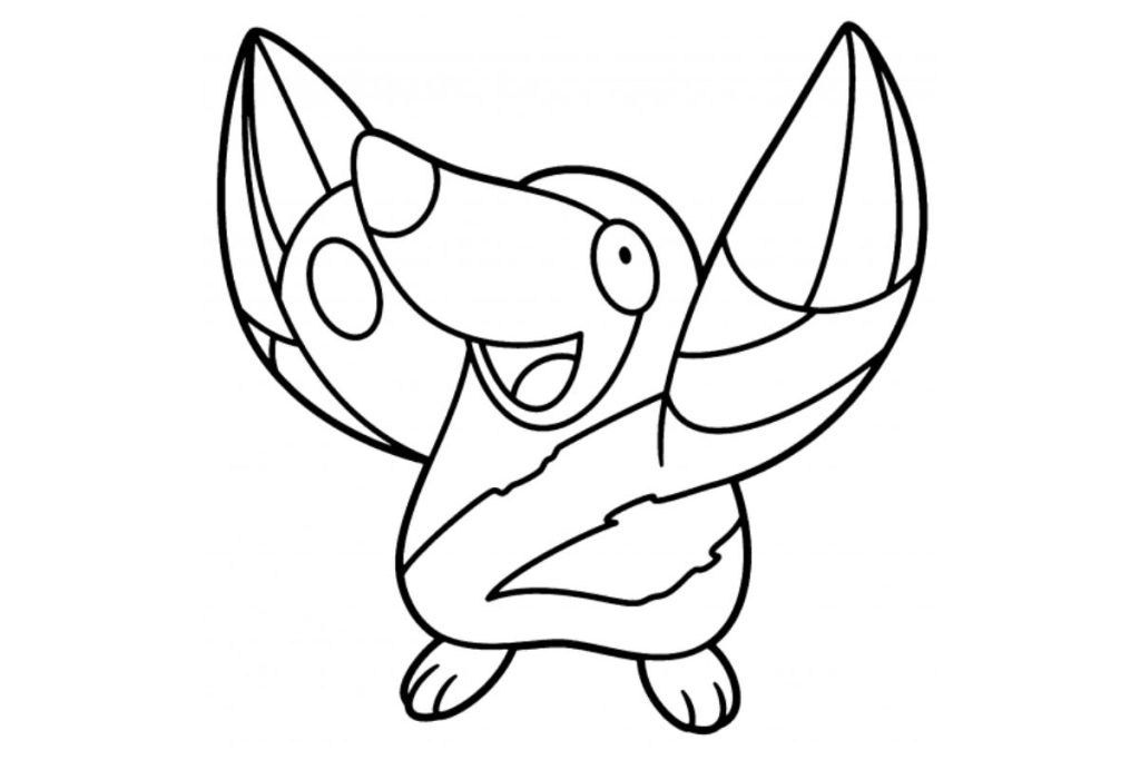 coloriage pokemon rototaupe
