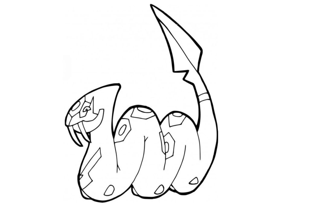 coloriage pokemon seviper