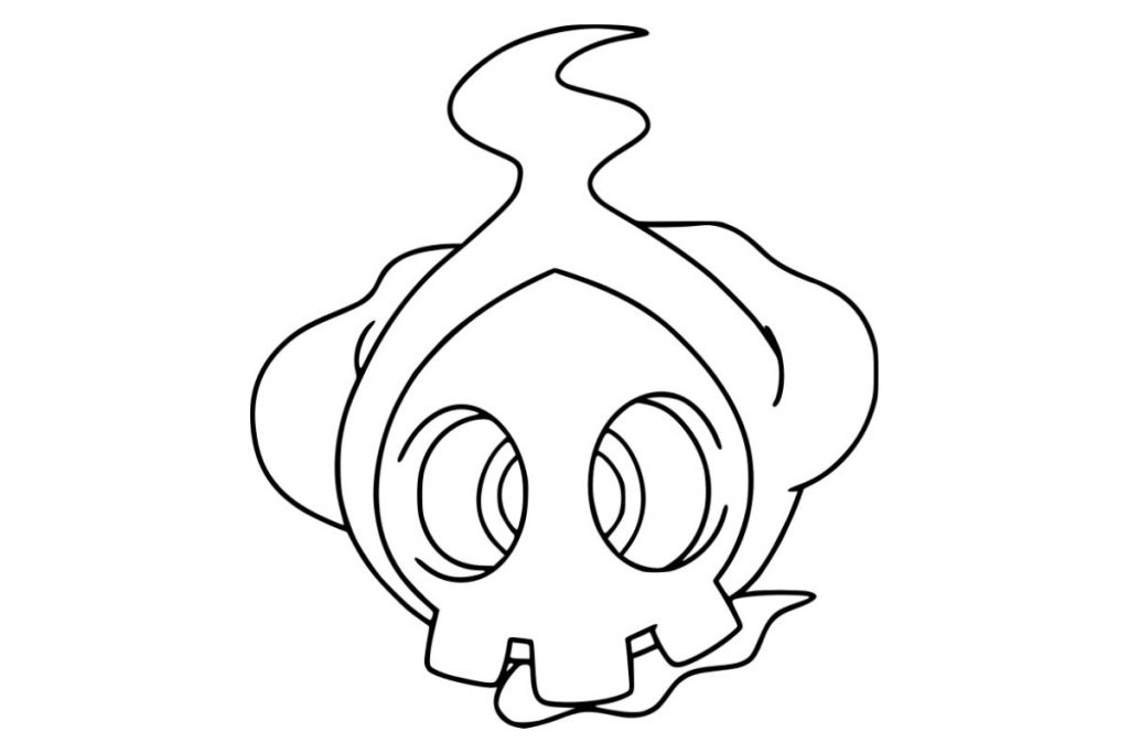 coloriage pokemon skelenox