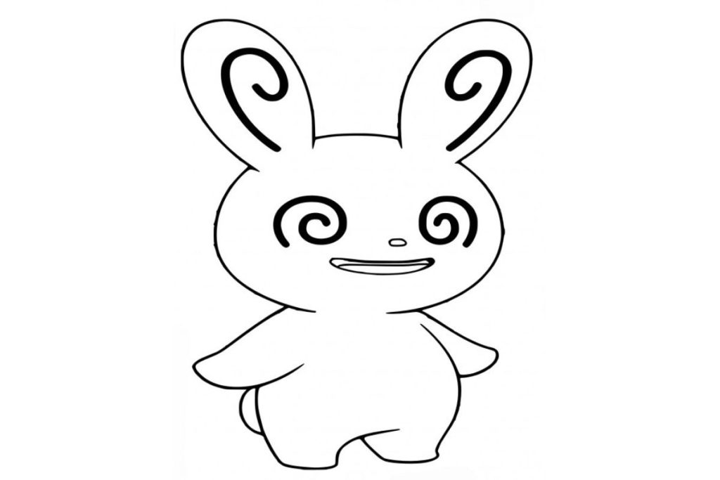 coloriage pokemon spinda