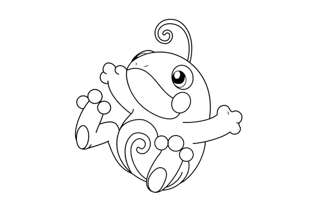 coloriage pokemon tarpaud