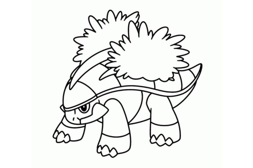 coloriage pokemon torterra