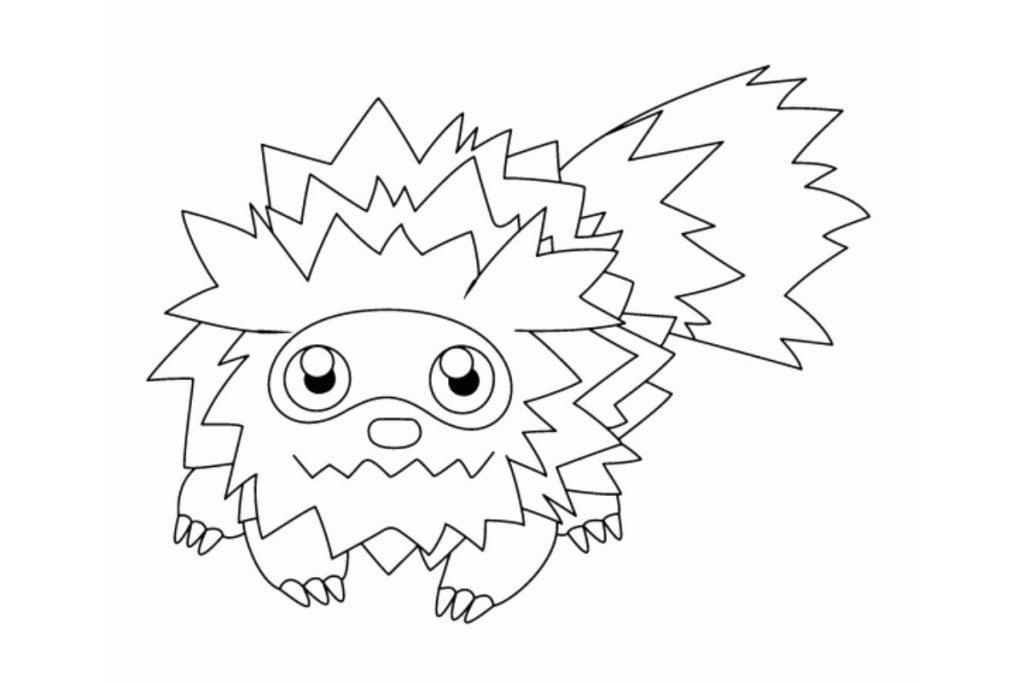 coloriage pokemon zigzaton