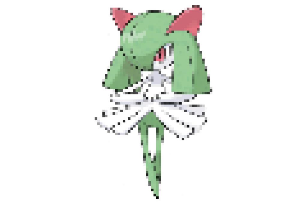 pixel art okemon kirlia