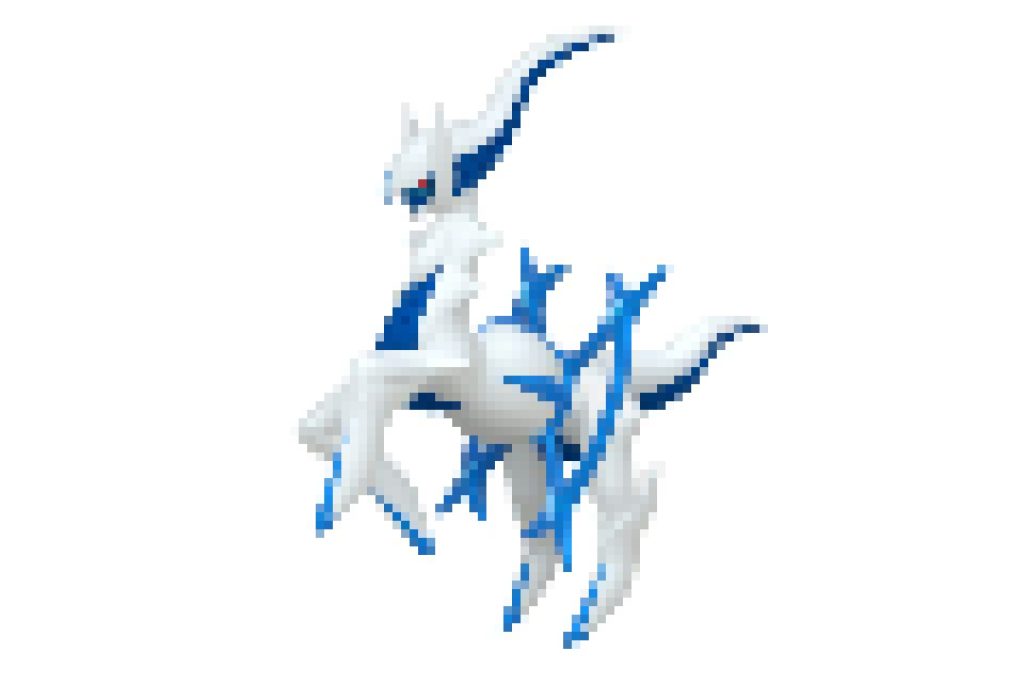 pixel art pokemon arceus eau