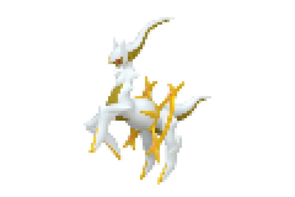 pixel art pokemon arceus Électrik