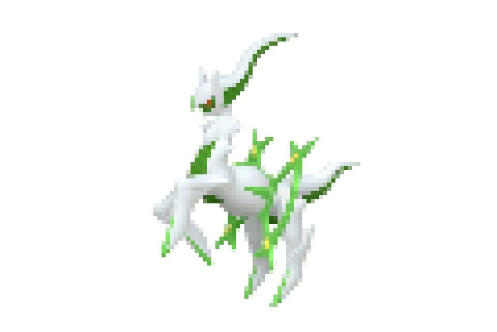 pixel art pokemon arceus plante