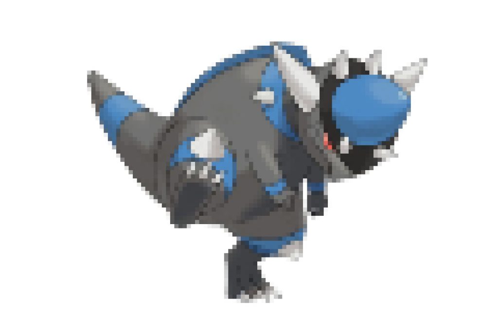 pixel art pokemon charkos