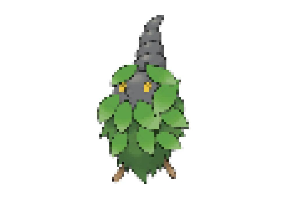 pixel art pokemon cheniti cape plante