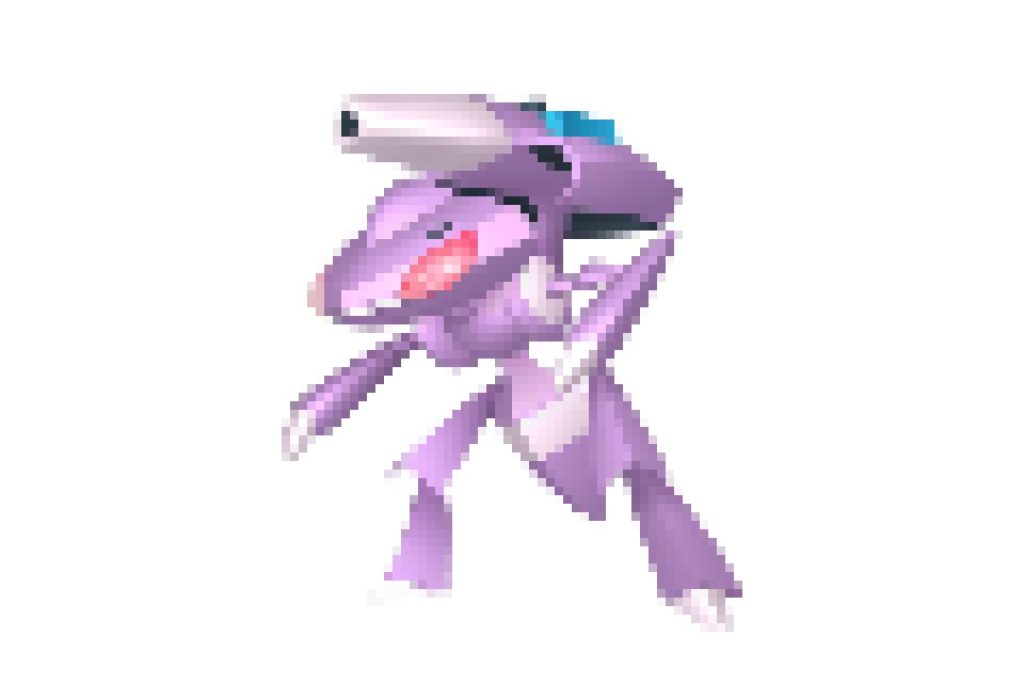 pixel art pokemon genesect aqua