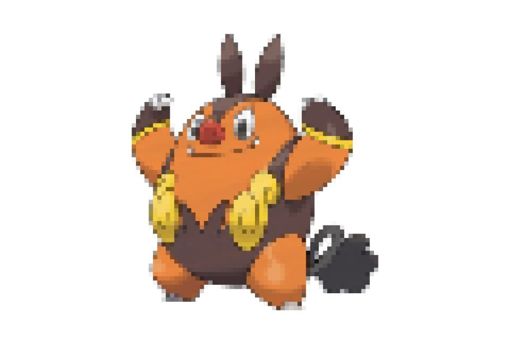 pixel art pokemon grotichon