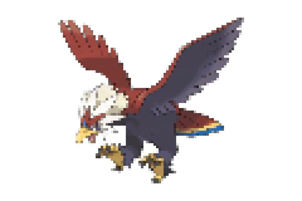pixel art pokemon gueriaigle