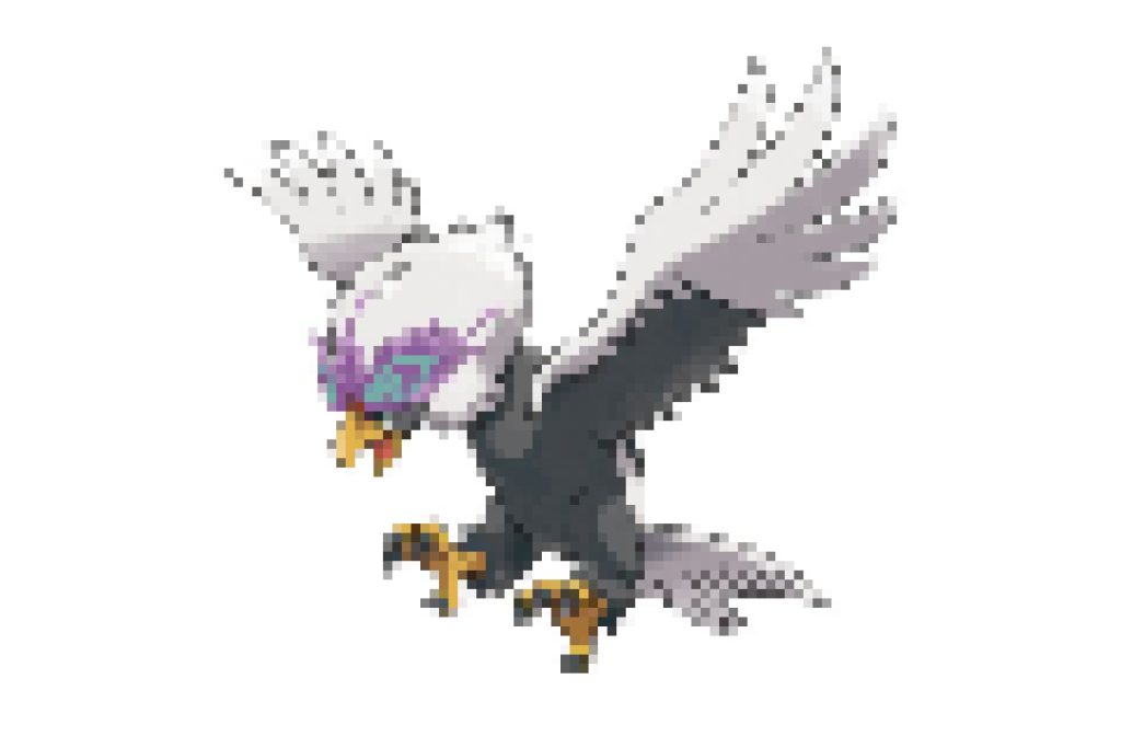 pixel art pokemon gueriaigle de hisui