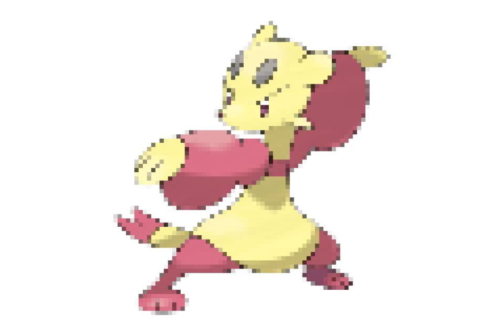 pixel art pokemon kungfouine