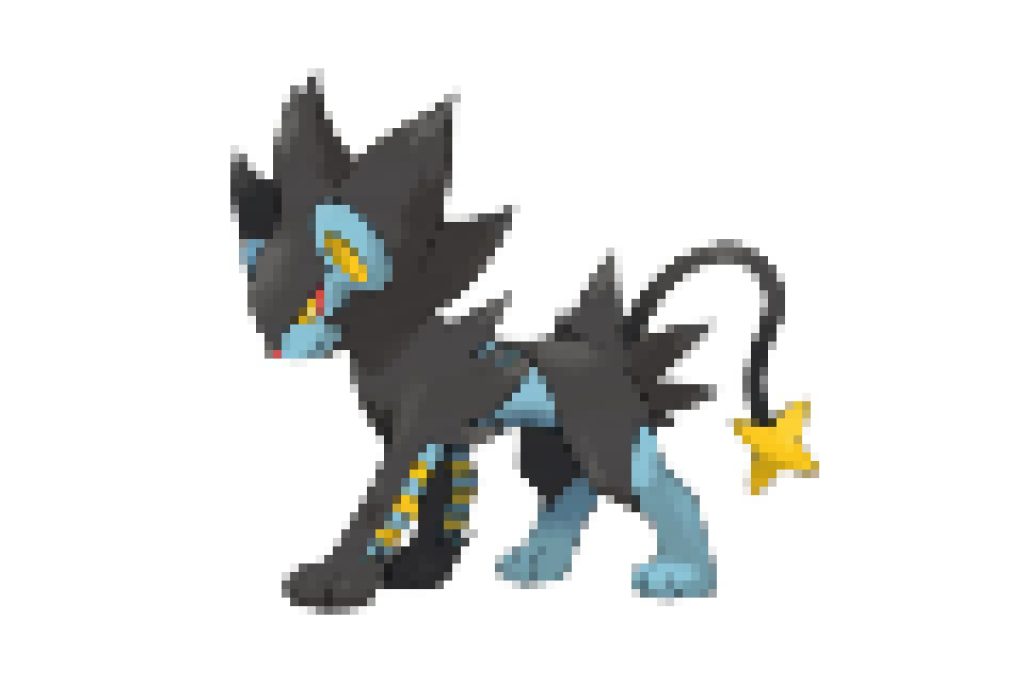 pixel art pokemon luxray