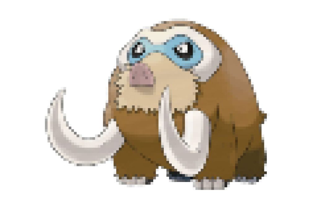 pixel art pokemon mammochon