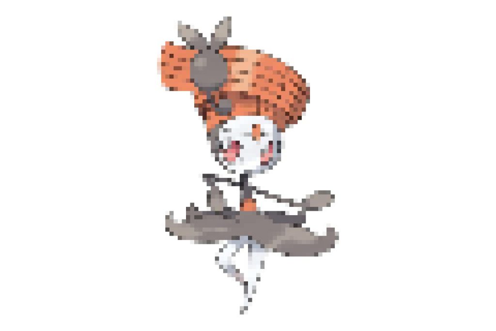 pixel art pokemon meloetta forme danse