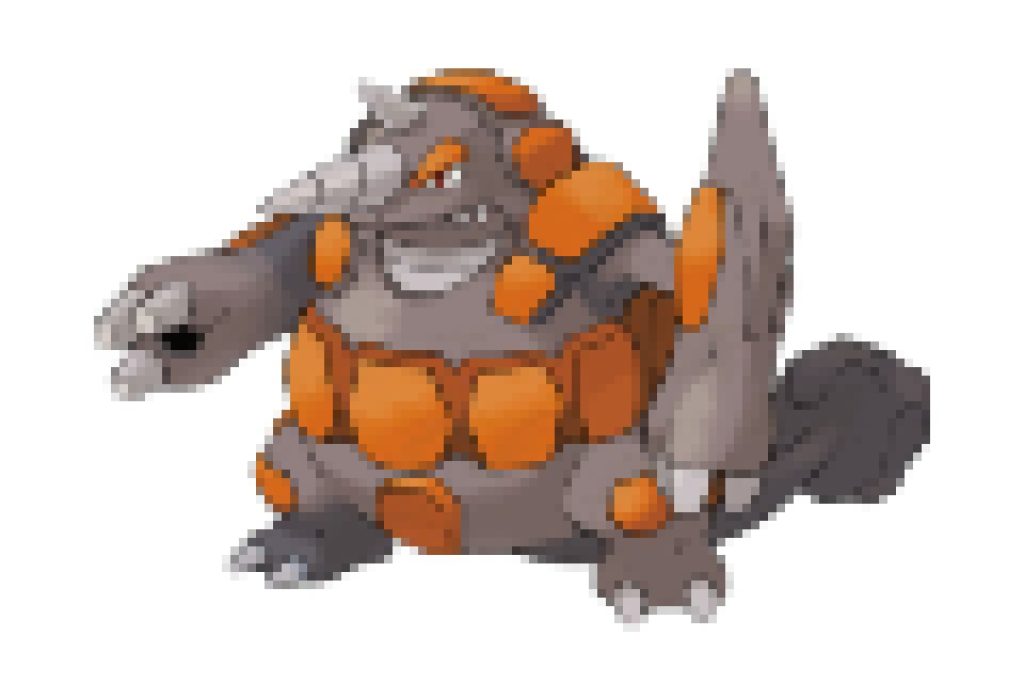 pixel art pokemon rhinastoc