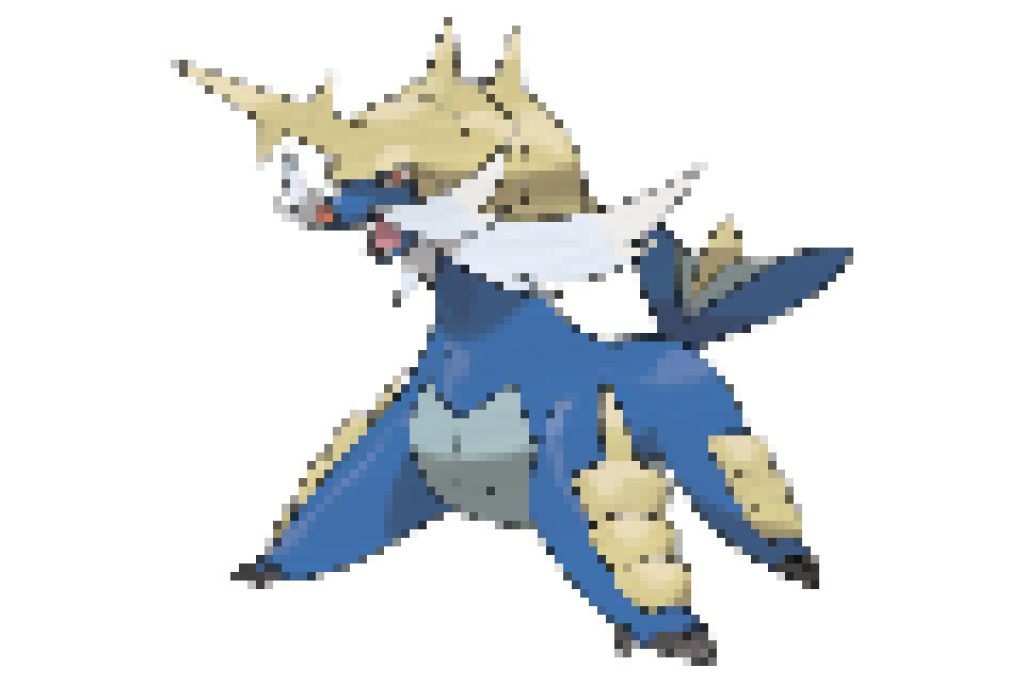 pixel art pokemon clamiral
