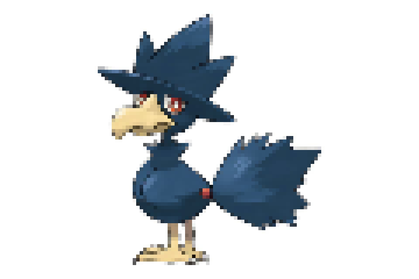 Pixel Art Pokemon Cornèbre | Modèle Coloriage Facile | Dessin à Imprimer