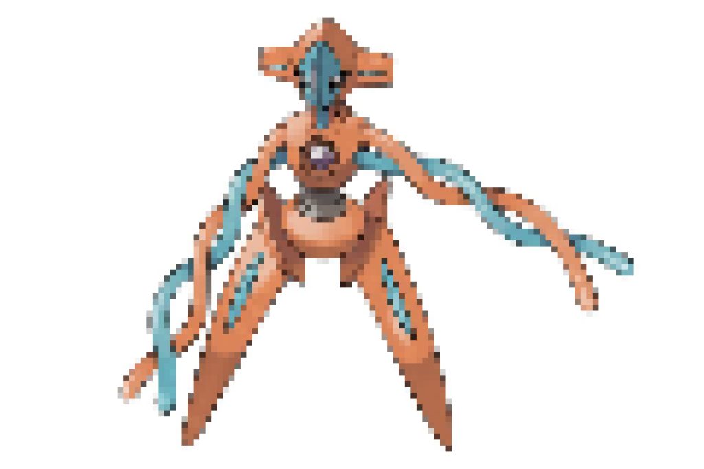 pixel art pokemon deoxys