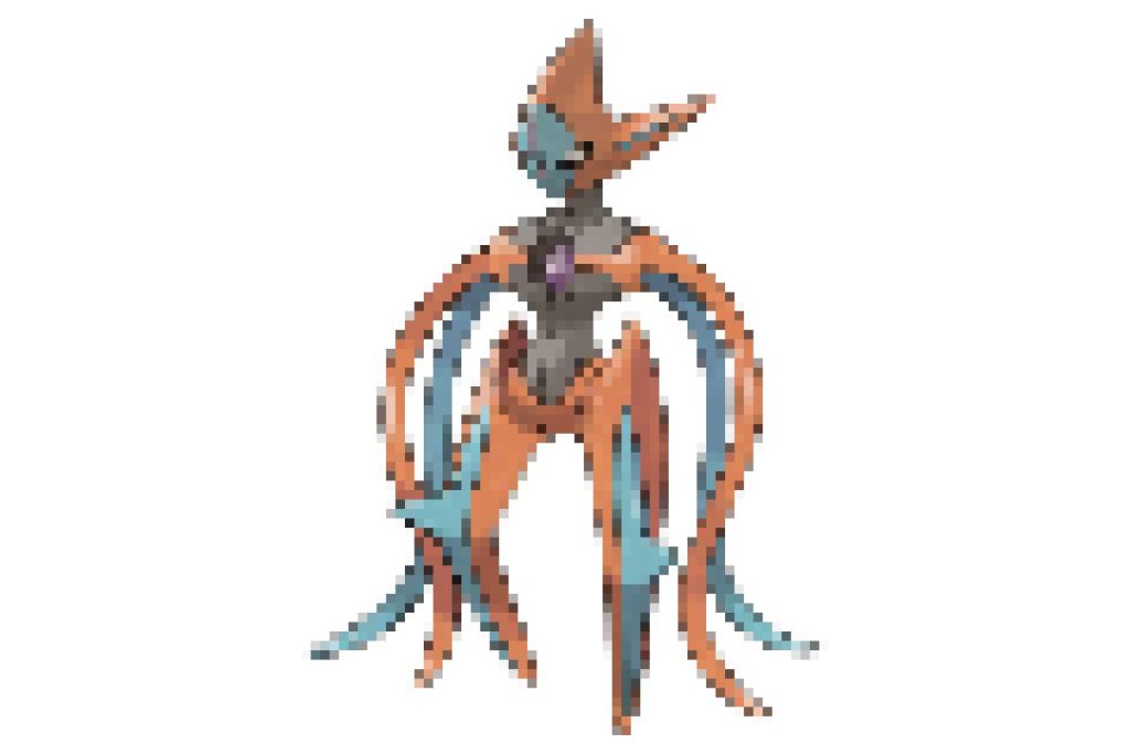 pixel art pokemon deoxys forme attaque