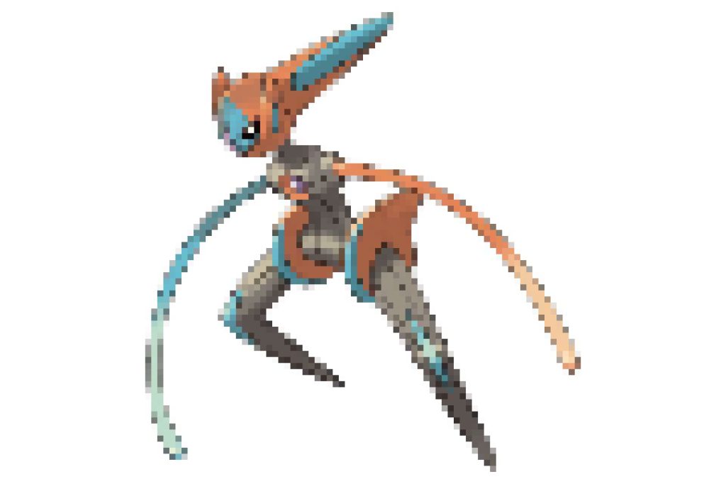 pixel art pokemon deoxys forme vitesse