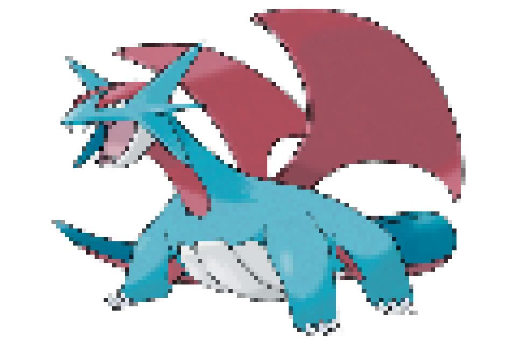 pixel art pokemon drattak