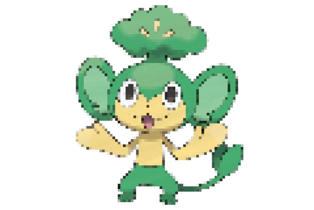 pixel art pokemon feuillajou