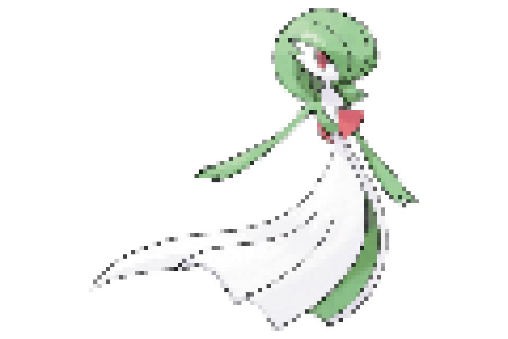pixel art pokemon gardevoir