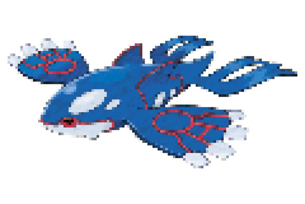 pixel art pokemon kyogre