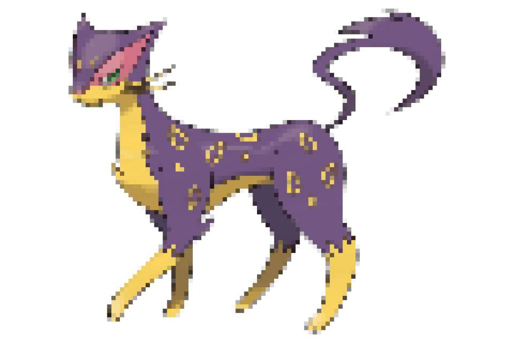 pixel art pokemon leopardus