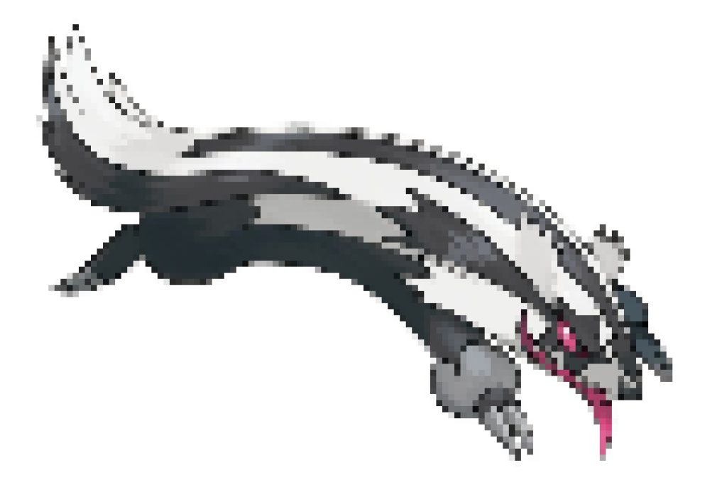 pixel art pokemon lineon galar