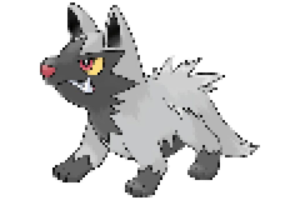 pixel art pokemon medhyena