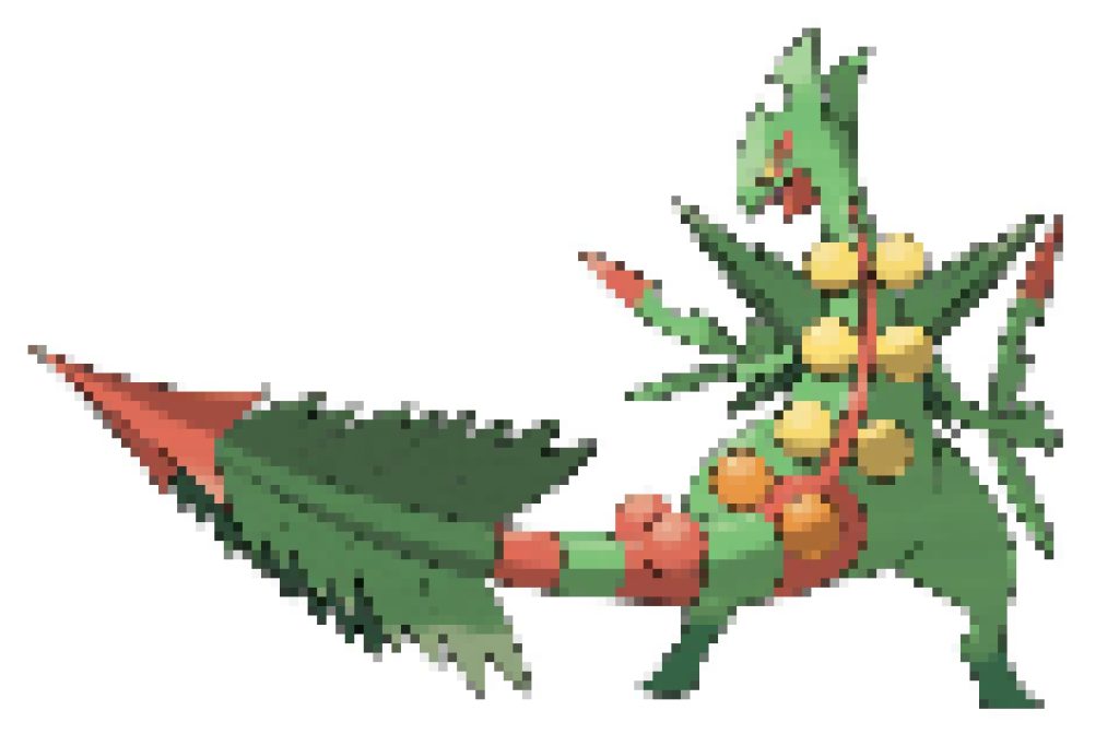 pixel art pokemon mega jungko