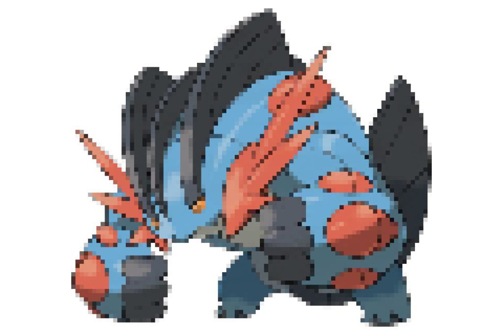 pixel art pokemon mega laggron