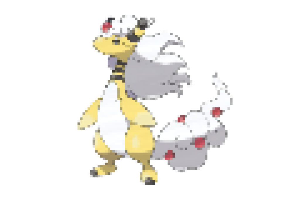 pixel art pokemon méga pharamp