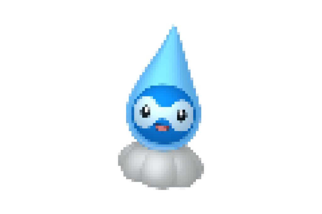 pixel art pokemon morphéo eau de pluie