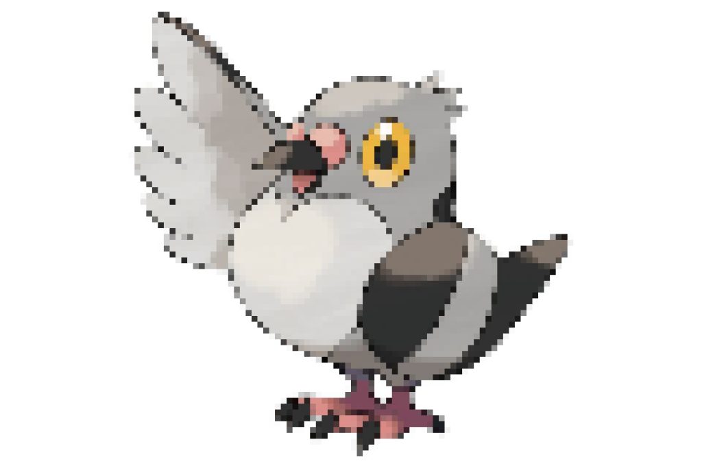 pixel art pokemon poichigeon